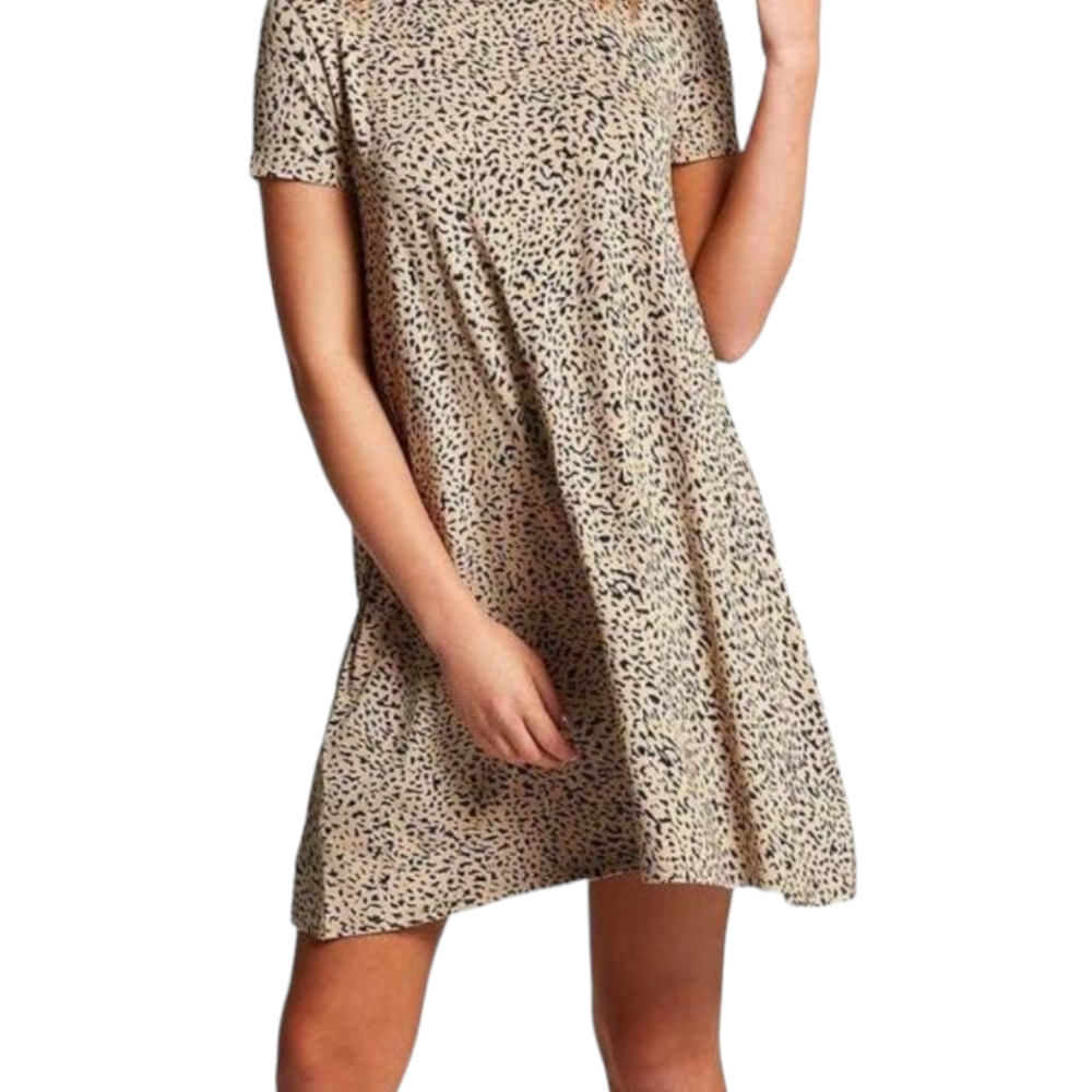 Volcom Leopard Print Mini Dress